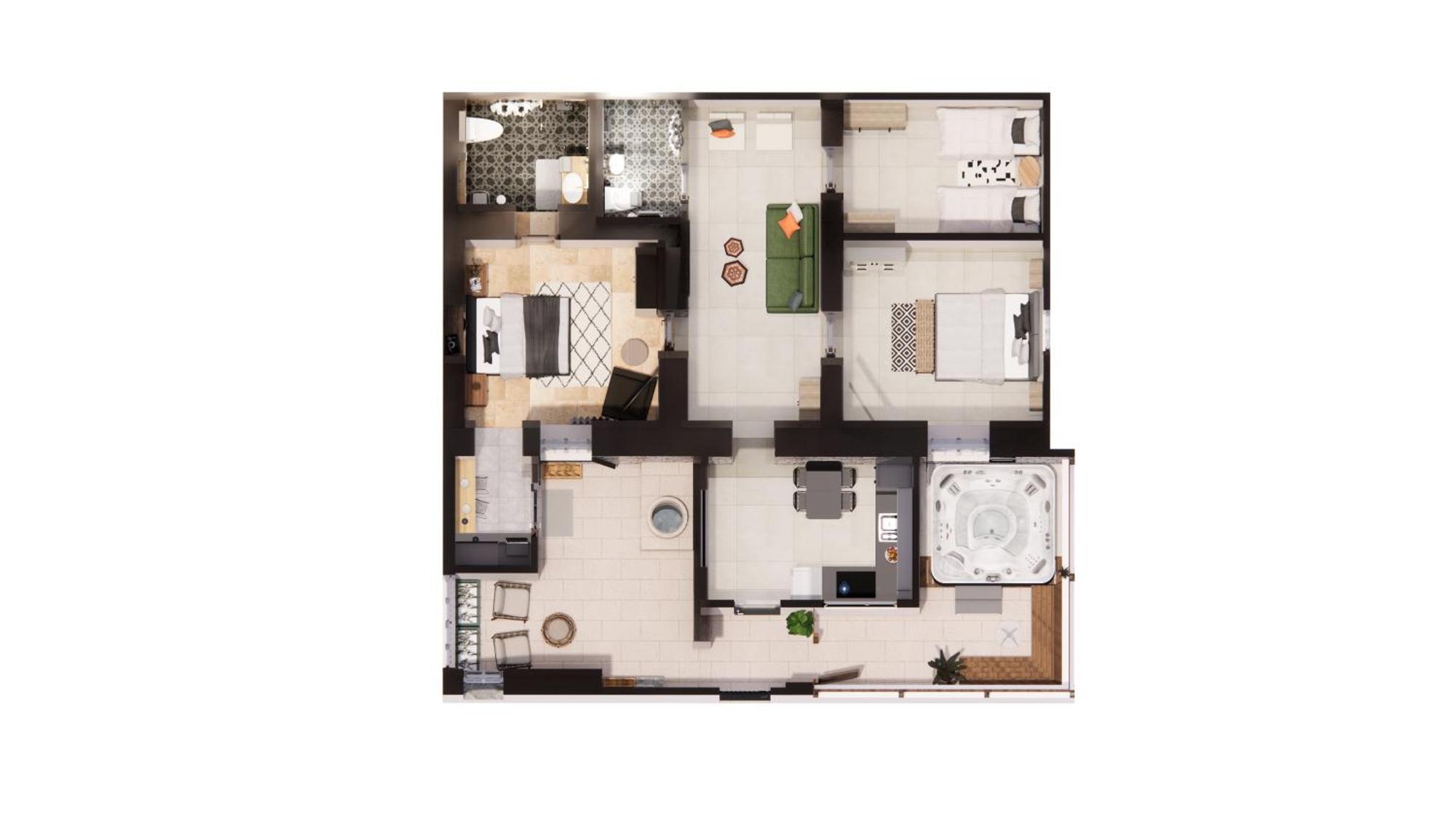 Mamilla View- Suites & Apt Hotel 예루살렘 객실 사진